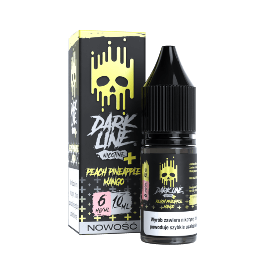 Liquid Dark Line Nicotine+ 10ml Peach Pineapple Mango 6mg