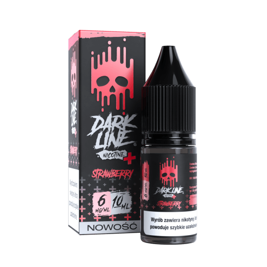 Liquid Dark Line Nicotine+ 10ml - Strawberry 6mg