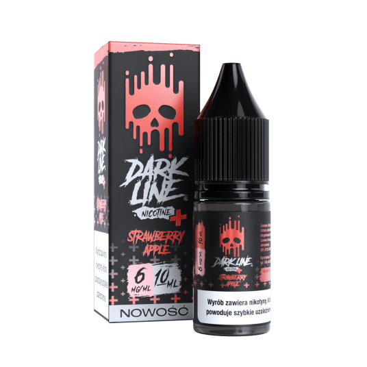 Liquid Dark Line Nicotine+ 10ml Strawberry Apple 6mg