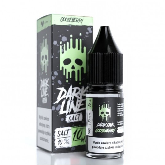 Liquid Dark Line Salt 10ml - Gooseberry 10mg