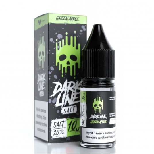 Liquid Dark Line Salt 10ml - Green Apple 20mg