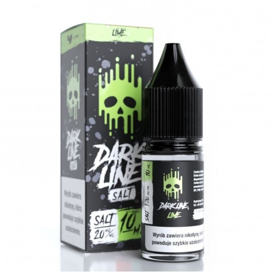 Liquid Dark Line Salt 10ml - Lime 20mg