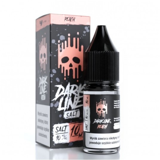 Liquid Dark Line Salt 10ml - Peach 10mg
