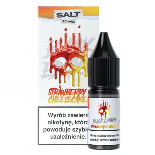 Liquid Dark Line Salt Black Edition 10ml Strawberry Cheesecake 20mg