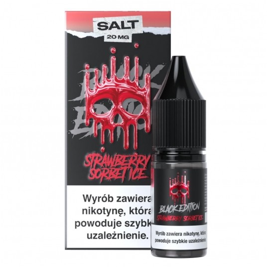 Liquid Dark Line Salt Black Edition 10ml Strawberry Sorbet Ice 20mg