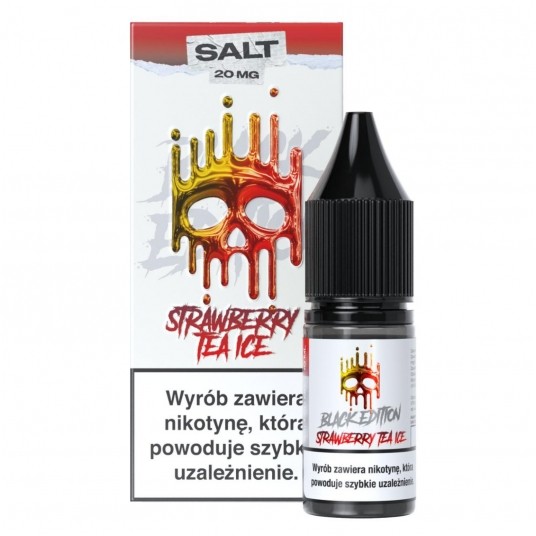 Liquid Dark Line Salt Black Edition 10ml Strawberry Tea Ice 20mg