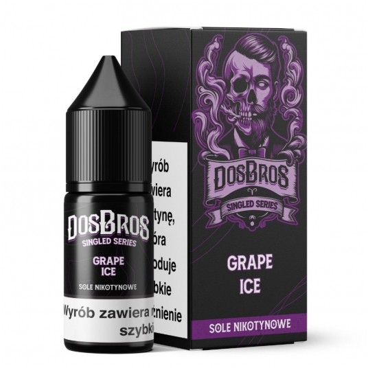 Liquid DosBros Salt 10ml Grape Ice 20mg