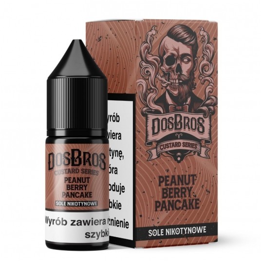 Liquid DosBros Salt 10ml Peanut Berry Pancake 20mg