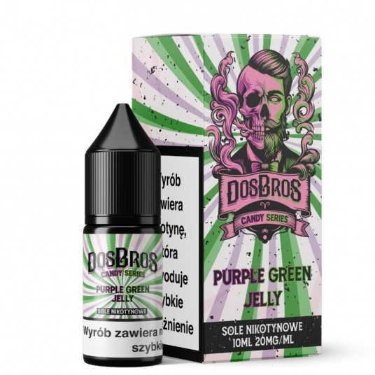 Liquid DosBros Salt 10ml Purple Green Jelly 20mg