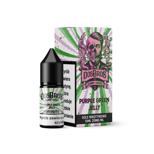 Liquid DosBros Salt 10ml Purple Green Jelly 20mg
