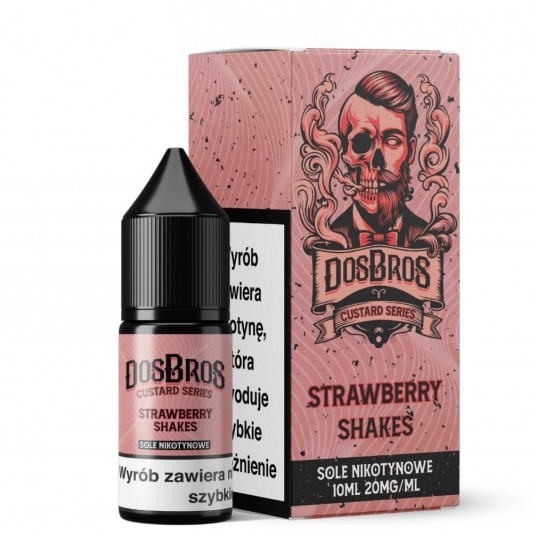 Liquid DosBros Salt 10ml Strawberry Shakes 20mg