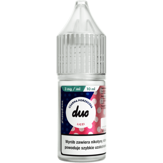 Liquid DUO 10ml - Czarna Porzeczka Liczi 3mg