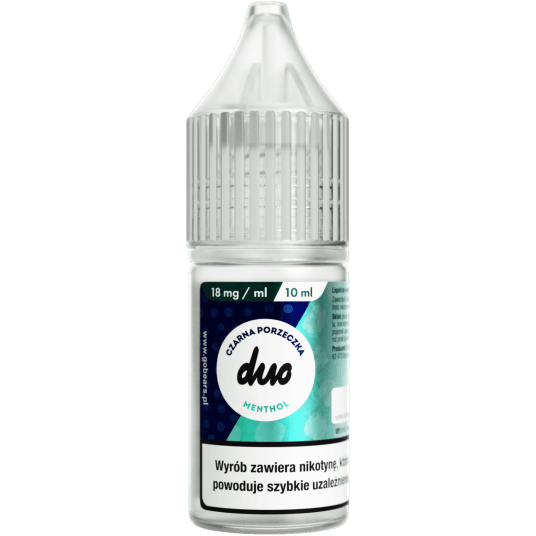 Liquid DUO 10ml - Czarna Porzeczka Menthol 18mg
