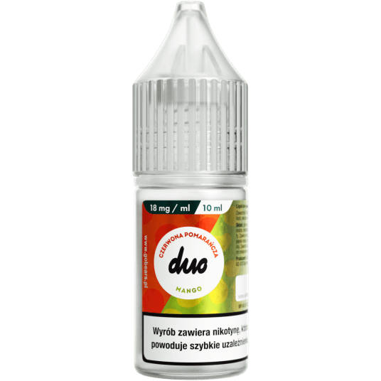 Liquid DUO 10ml - Czerwona Pomarańcza Mango 18mg