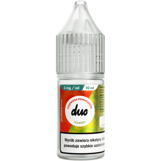 Liquid DUO 10ml - Czerwona Pomarańcza Mango 3mg