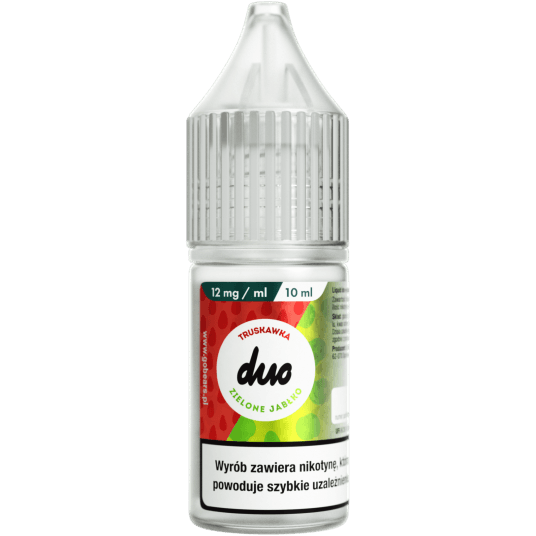 Liquid DUO 10ml - Truskawka Zielone Jabłko 12mg