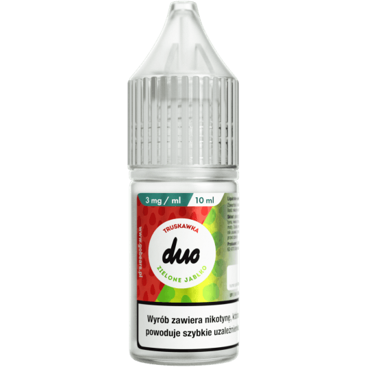 Liquid DUO 10ml - Truskawka Zielone Jabłko 3mg