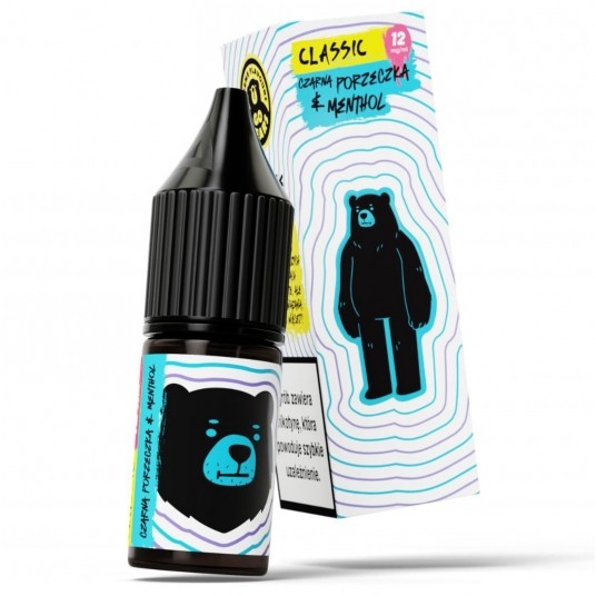 Liquid GO BEARS Classic 10ml Czarna Porzeczka & Menthol 12mg
