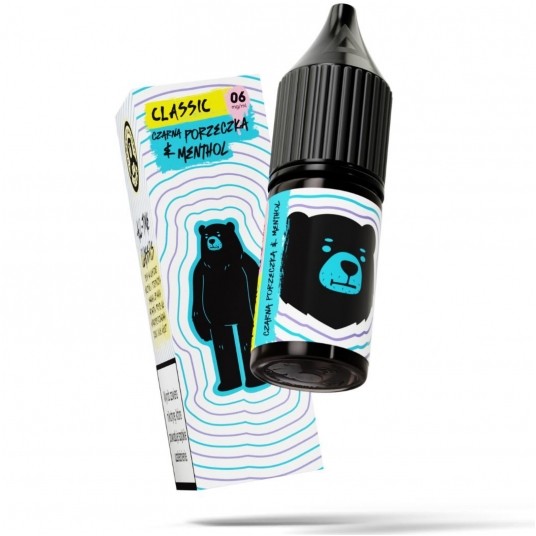 Liquid GO BEARS Classic 10ml Czarna Porzeczka & Menthol 6mg