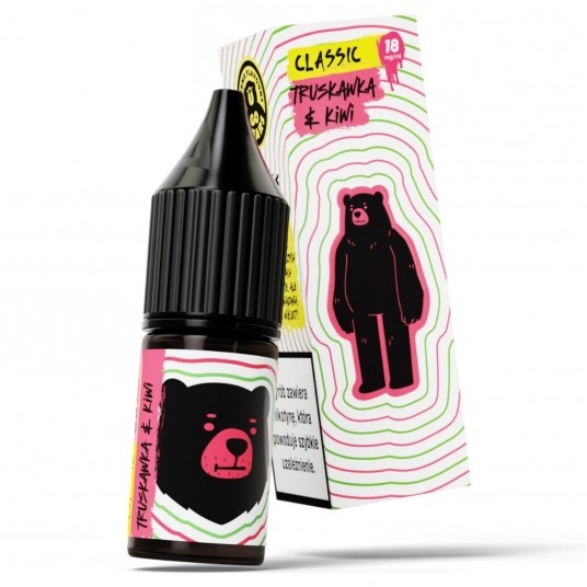 Liquid GO BEARS Classic 10ml Truskawka Kiwi 18mg