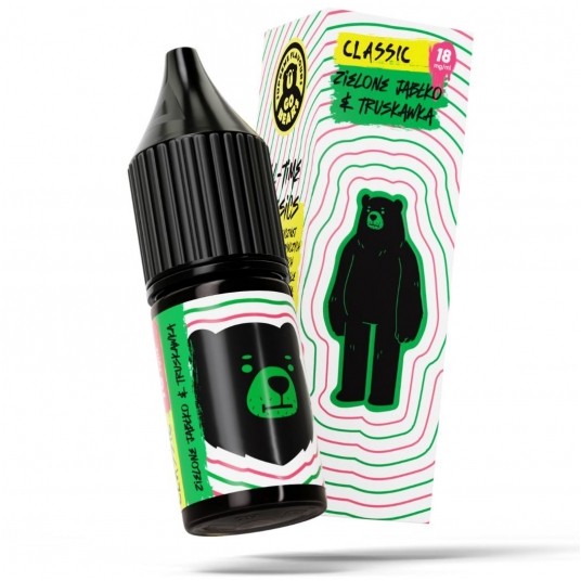 Liquid GO BEARS Classic 10ml Zielone Jabłko & Truskawka 18mg