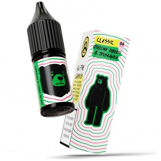 Liquid GO BEARS Classic 10ml Zielone Jabłko & Truskawka 6mg