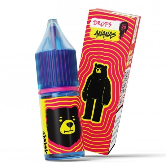 Liquid GO BEARS Drops 10ml - Ananas 20mg