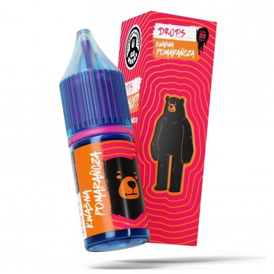 Liquid GO BEARS Drops 10ml - Kwaśna pomarańcza 20mg