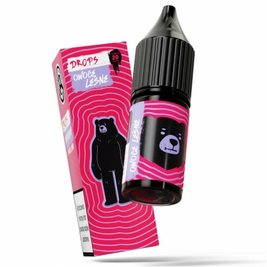 Liquid GO BEARS Drops 10ml - Owoce Leśne 20mg
