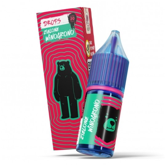 Liquid GO BEARS Drops 10ml - Zielone Winogrono 20mg