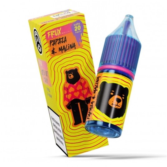 Liquid GO BEARS Frux 10ml Papaja Malina 20mg