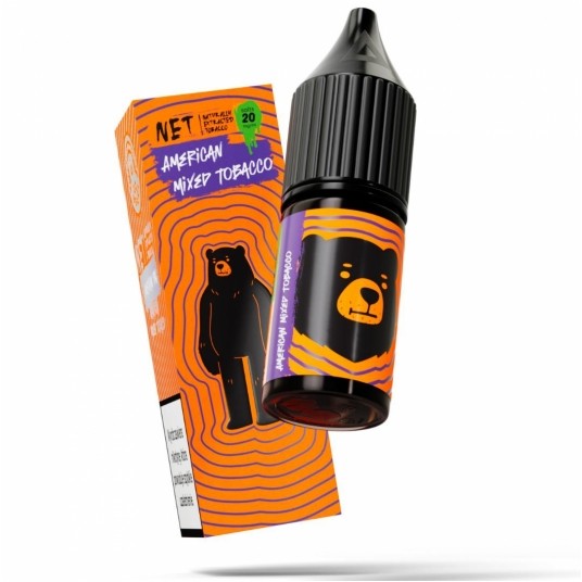 Liquid GO BEARS NET 10ml - American Mixed Tobacco 20mg