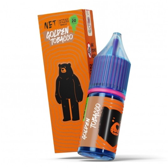 Liquid GO BEARS NET 10ml - Golden Tobacco 20mg