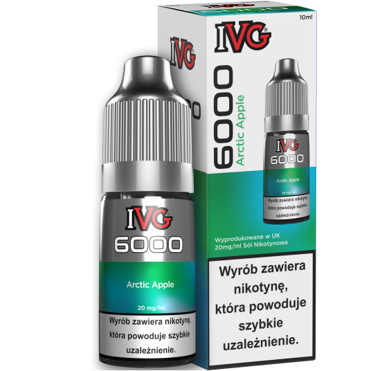 Liquid IVG 6000 Nicotine Salt 10ml - Arctic Apple 20mg