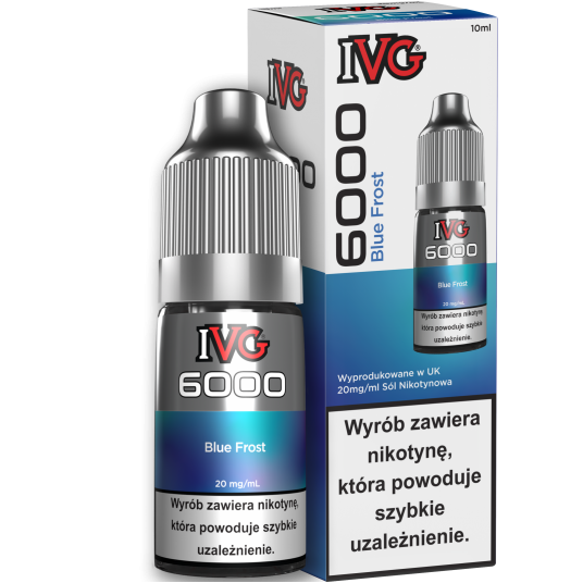 Liquid IVG 6000 Nicotine Salt 10ml Blue Frost 20mg