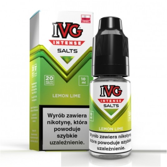 Liquid IVG Intense Salt 10ml Lemon Lime 20mg
