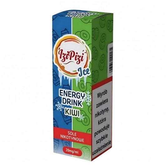 Liquid Izi Pizi Ice Salt 10ml - Energy Drink Kiwi 20mg