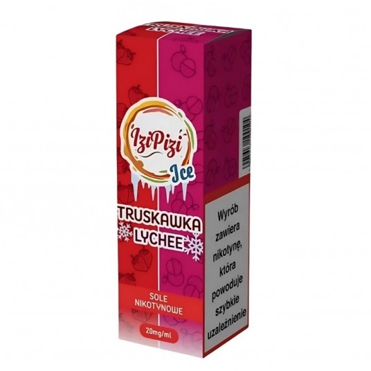 Liquid Izi Pizi Ice Salt 10ml - Truskawka Lychee 20mg