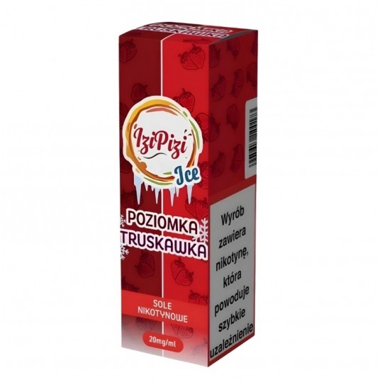 Liquid Izi Pizi Ice Salt 10ml - Truskawka Poziomka 20mg