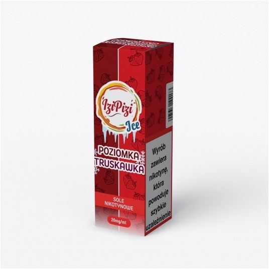 Liquid Izi Pizi Ice Salt 10ml - Truskawka Poziomka 20mg