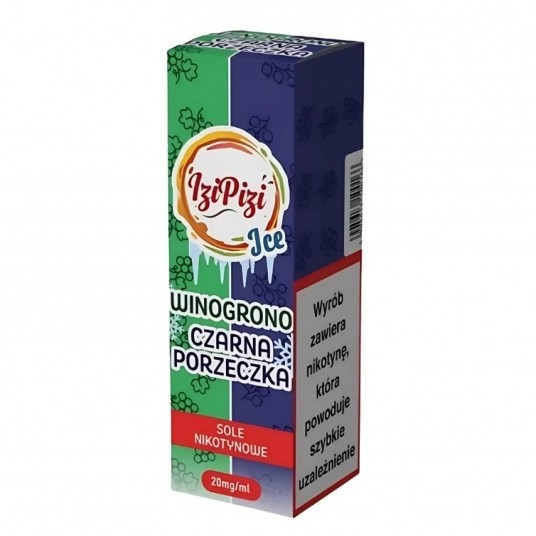 Liquid Izi Pizi Ice Salt 10ml Winogrono Czarna Porzeczka 20mg