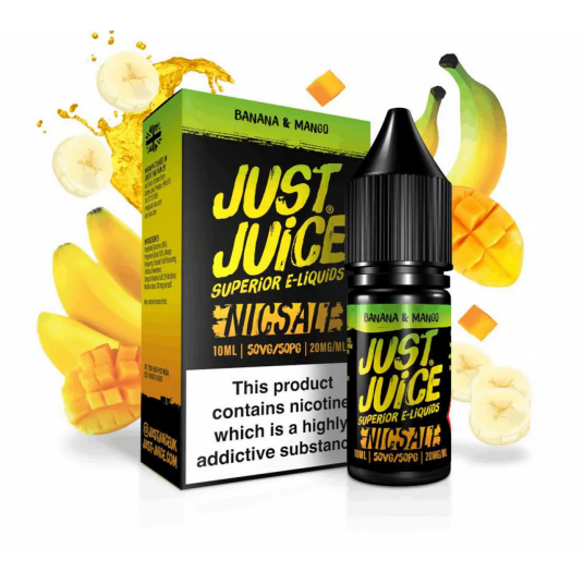Liquid Just Juice 10ml Iconic - Banana & Mango 20mg