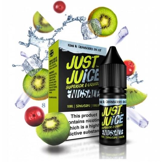 Liquid Just Juice 10ml - Kiwi & Cranberry on Ice 11mg