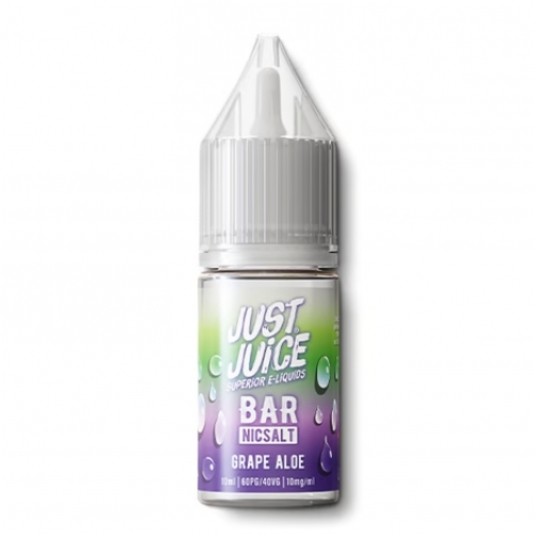 Liquid Just Juice BAR Salt 10ml - Grape Aloe 20mg
