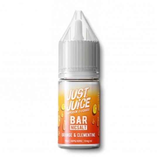 Liquid Just Juice BAR Salt 10ml Orange Clementine 20mg