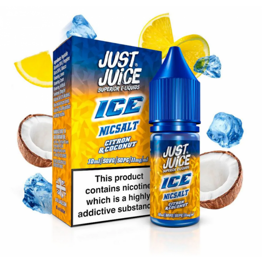 Liquid Just Juice Ice 10ml - Citron & Coconut 20mg