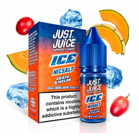Liquid Just Juice Ice 10ml - Grape & Melon 20mg