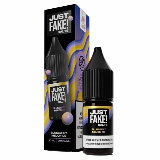 Liquid JustFAKE! Salts 10ml Blueberry Melon ICE 20mg
