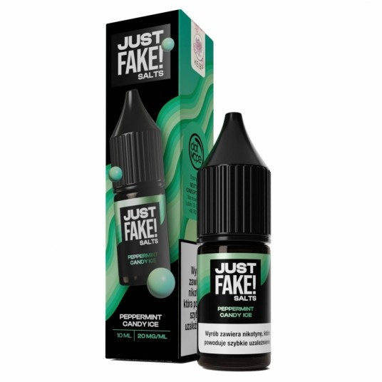 Liquid JustFAKE! Salts 10ml Peppermint Candy ICE 20mg