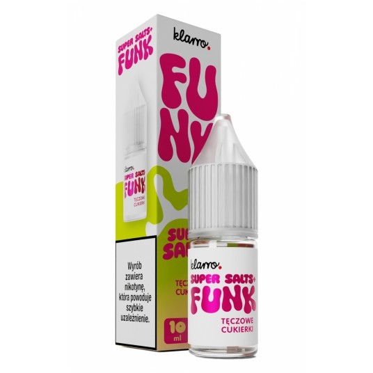 Liquid Klarro Funk SS+ 10ml - Tęczowe Cukierki 20mg